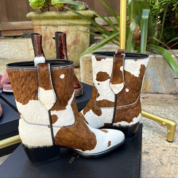 rag & bone Clyde Boot in Cow Print - Picture 10 of 10